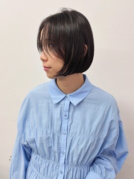 ツイ 新潟駅南けやき通り(tui) ぷつっとボブ/タイトボブ/前髪なしボブ/前髪長め