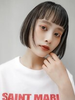 ギークス(GEEKS)&nbsp;【GEEKS渋谷】重めボブ/インナーカラー/冬カラー/オン眉/モード