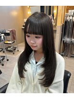 ラピス 横浜(Lapis)&nbsp;ミルクティーベージュシールエクブリーチカラーレイヤーカット