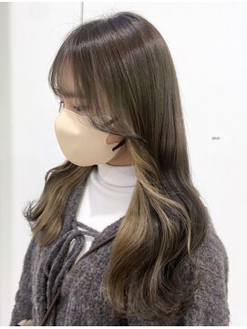 【Lufeli】内海ひなの　イヤリングカラー／オリーブベージュ