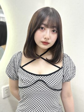 ガーデントウキョウ(GARDEN Tokyo) ミディアムヘア/前髪カット/ワンカール/透明感カラー