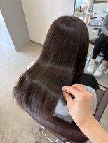 ニュイ 木更津(nuit)&nbsp;着物ヘア/大人ガーリー/ダークアッシュ/似合わせカット/木更津