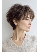 ハーツ(Heart's)&nbsp;白髪ぼかし脱白髪染め大人ショート40代50代60代