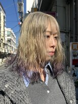 フェイス 石川町 (FACE) 春人気♪ブリーチ×ラベンダーグラデーション