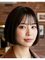 アズグロウヘアー(AS GROW HAIR) クールショート上品丸みボブ