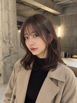 ヒペリカム(hypericum)&nbsp;和歌山／ダークブラウンのくびれレイヤーミディ
