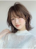 【イエベ秋】大人上品なひし形ボブ×顔周りレイヤー