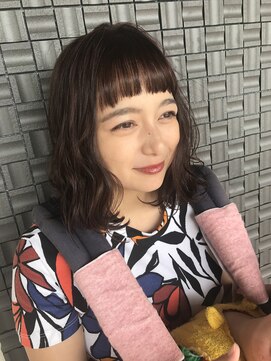 ルシード スタイル レクラ 栄生店(L'UCIDO STYLE L'eclat) ふわふわ切りっぱなしボブ