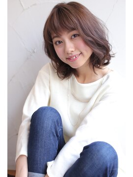 メリーランド 自由が丘(MerryLand) 【MerryLand自由が丘】ハネ感ミックスカールミディ