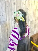 袴や着物のヘアーセットと着付は北区表町ヘアスペースムーンで！