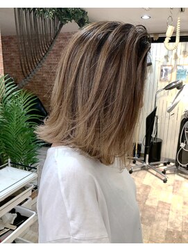 トーク 伊丹本店(TAL'KE) TAL'KE/バレイヤージュ×ホワイトベージュ_321