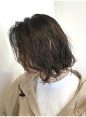 オーガニックカラー＋ウェーブボブ