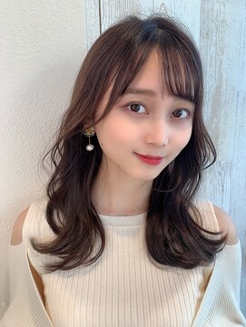 アフロート ディル(AFLOAT D'L) セミウェットウェーブ/オリーブカラー/ウェットヘア/シースルー