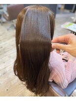 インス(ensue)&nbsp;京都艶カラー 透明感カラー ココアブラウン モテヘアー美髪 中島