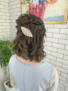 リール(THE RIRE.) *THE RIRE. 編み込みハーフアップ*