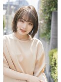 【garden tachikawa】大人かわいいひし形ショートボブスタイル