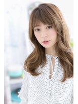 ミック ヘアアンドメイク アップ 駒込店(miq Hair&Make up)&nbsp;大人かわいいフェザーバング小顔フレンチガーリーc1