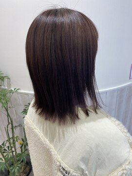 ネオリーブソラ 相模大野店(Neolive sola) 切りっぱなしボブ/ラベンダーアッシュ/かすみカラー