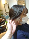 高めのインナーカラー_ベージュ_春色【東久留米】3