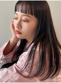 黒髪ロング
