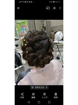 パーソンズ 本八幡店(PAR SON'Z) 編み込みアレンジ