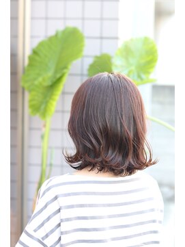 エコルアヘアー 西口(ecolua hair) ボブ×ブラウン