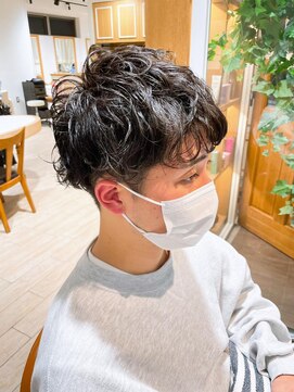 アルクバイネオリーブ 荻窪店(arc by neolive) 柔らかい印象を与えるマッシュパーマ