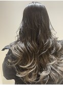 グラデーションシルキーグレージュ