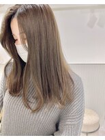 ラベストオイケ(LOVEST OIKE)&nbsp;髪質改善カラーでつくる透明感グレージュカラー