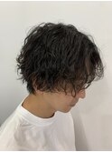 波巻きパーマ