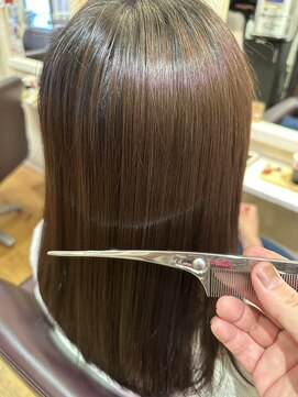 ポルトユイ(PORTE H) 髪質改善、鏡面仕上げ☆