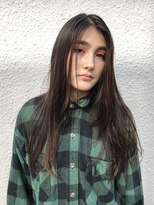 ヴァージ(Verge)&nbsp;レイヤーカット/ウェーブパーマ/前髪/こなれミディ[代官山駅]