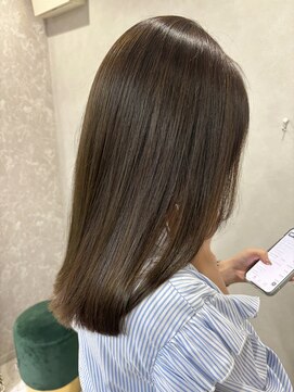 ハイバレーヘアーメゾン(HIGH VALLEY HAIRMAISON) ミディアムレイヤー顔周りレイヤー髪質改善岡山南中央町