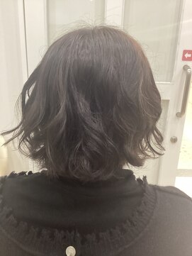 ビーズカラーイオン 酒田南店 人気アッシュカラー全体染め／3月