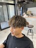 「2回目以降」カット+ツイストスパイラルパーマ￥13000～