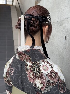 ノラジャーニー(NORA Journey) 【徳岡】卒業式ヘアセット 成人式 モードヘア タイトツイン