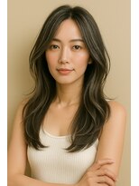 エルピス 中央林間店(elpis)&nbsp;白髪を活かした白髪ぼかしハイライト