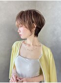 大人ショートボブ 20代30代40代ヘア 小顔