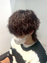 ワンズナゴヤ 名古屋栄店(ONE's NAGOYA) スペインカールスパイキーショートブルーブラックフェザーパーマ