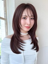 アフロート ディル(AFLOAT D'L) ☆小顔面長丸顔ハイレイヤーハッシュカット前髪ありなし