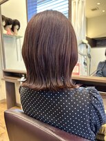 ヘアーブランドジン パルト(HAIR BRAND Jin Palt)&nbsp;#くびれボブ#髪質改善カラー#カシスカラー