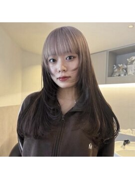 ニコ シモノセキ(NIKO Shimonoseki) ルーツカラー/ホワイトベージュ/ショコラブラウン/レイヤー