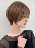 ショートボブ×ハイライト