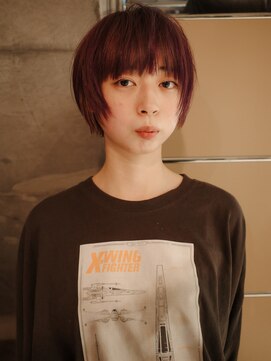 ダブ ムート(DaB MUUT) ミニボブショートボブラベンダーグレージュボブ