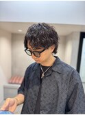 ナチュラル波巻きツイストスパイラルパーマ