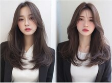 レイヤーカットで動きと立体感を演出【レイヤーカット/ダブルカラー/デザインカラー/名古屋駅】