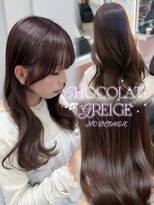 ユーフォリア エヌ 池袋サンシャイン通り店(Euphoria +n)&nbsp;ショコラグレージュ×盛れる顔周りカット