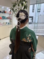 エムタニグチミュー(MTANIGUCHI Mieux)&nbsp;卒業式/袴着付け/卒業式ヘア/ヘアセット/タイトポニー