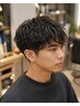【男性人気No.1】清潔感カット＋頭皮用シャンプー★朝ラクスタイル ￥4,400