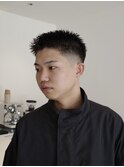 スパイキーショート　ミドルフェード　メンズカット　博多区　